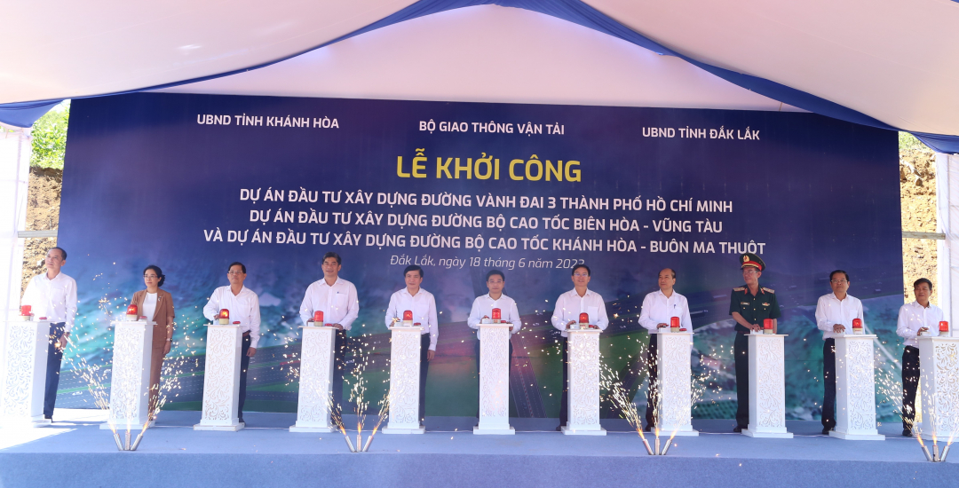 Khởi công Dự án Đầu tư xây dựng đường bộ cao tốc Khánh Hòa – Buôn Ma Thuột giai đoạn 1